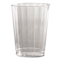 Classic Crystal Plastic Tumblers, 10 oz., Clear,