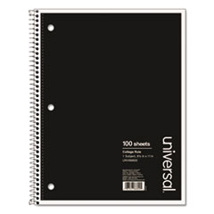 1 Sub. Wirebound Notebook, 11 x 8 1/2, College Rule, 100