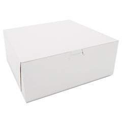 Bakery Boxes, White, Kraft, 10W x 10D x 4H