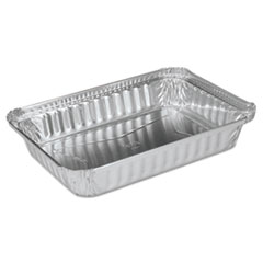 Aluminum Oblong Pan, Shallow, 1 1/2 lb, 8-19/32 x 6 x 1-1/4