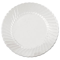 Classicware Plates, Plastic, 6 in, Clear, 18/Bag, 10