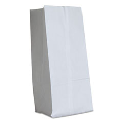 #16 Paper Grocery Bag, 40lb White, Standard 7 3/4 x 4