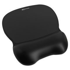 Gel Mouse Pad w/Wrist Rest, Nonskid Base, 8-1/4 x 9-5/8,