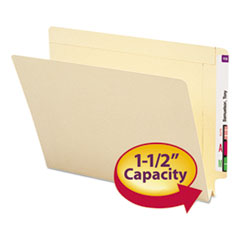 1 1/2 Inch Expansion Folders, Straight End Tab, Letter,