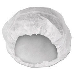 A10 Bouffant Caps, White, Large, 150 Pack, 3