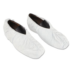 Tyvek Shoe Covers, White, One Size Fits All, 200/Carton