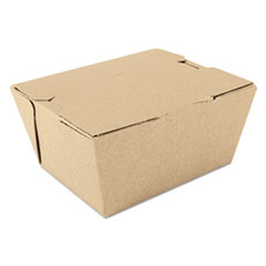 ChampPak Carryout Boxes, Brown, 4 3/8 x 3 1/2 x 2 1/2,