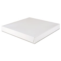 Paperboard Pizza Boxes,16 x 16 x 1 7/8, White, 100/Carton