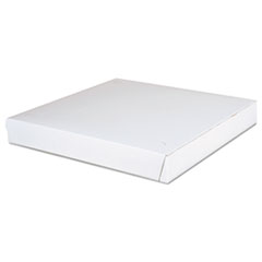 Paperboard Pizza Boxes,14 x 14 x 1 7/8, White, 100/Carton