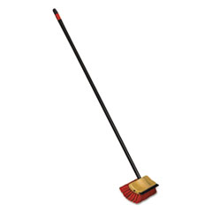 Bi-Level Floor Scrub Brush, Polypro Bristles, 10&quot; Block,