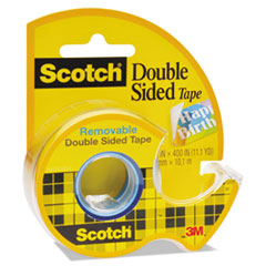 667 Double-Sided Removable Tape and Dispenser, 3/4&quot; x