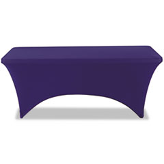 Stretch-Fabric Table Cover, Polyester/Spandex, 30&quot; x 72&quot;,