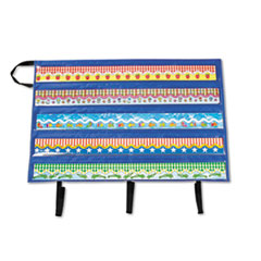 Border Storage Pocket Chart, Blue/Clear, 41&quot; x 24 1/2&quot;