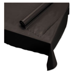 Plastic Roll Tablecover, 40&quot; x 100 ft, Black