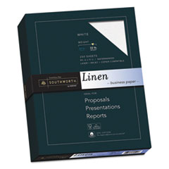 25% Cotton Linen Business Paper, 32lb, 8 1/2 x 11,