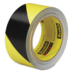 Caution Stripe Tape, 2w x 108ft Roll