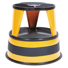 Kik-Step Steel Step Stool, 350 lb cap, 16" dia. x 14