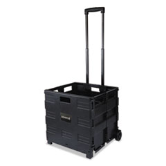 Collapsible Mobile Storage Crate, 18 1/4 x 15 x 18 1/4