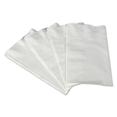 1/8-Fold Dinner Napkins, 2-Ply, 17 x 14 63/100, White,