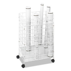Wire Roll Files, 24 Compartments, 21w x 14-1/4d x