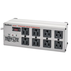 Isobar Metal Surge Suppressor, 8 Outlets, 25 ft