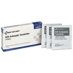 10 Person ANSI Class A Refill, BZK Antiseptic Wipes,