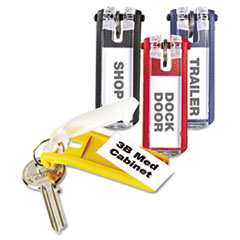 Key Tags for Locking Key Cabinets, Plastic, 1 1/8 x 2