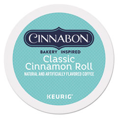 Cinnabon Classic Cinnamon Roll Coffee K-Cups, 24/Box