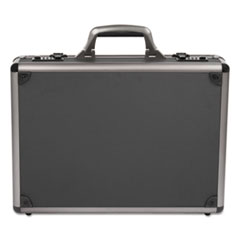Itala Aluminum Attache Case, 13&quot; x 5&quot; x 18&quot;, Black