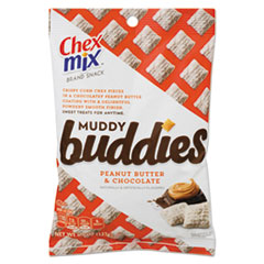 Chex Mix Muddy Buddies, 4.5oz Bag, 7 Bags/Pack