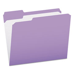 2-Ply Reinforced Top Tab Colored File Folders, 1/3
