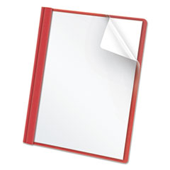 Clear Front Report Cover, 3 Fasteners, Letter, 1/2"