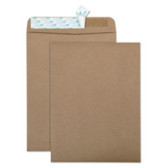 100% Recycled Brown Kraft Redi Strip Envelope, 9 x 12,