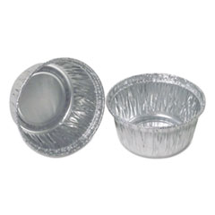 Aluminum Round Containers, 3&quot; Dia., 4 oz Cup, 1000/Carton