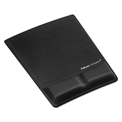 Ergonomic Memory Foam Wrist Support w/Attached Mouse Pad,