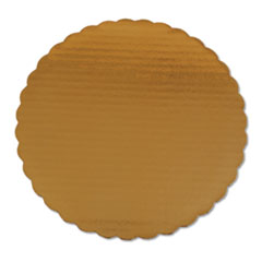 Cake Pads, 10&quot; Dia, Gold, 200/Carton