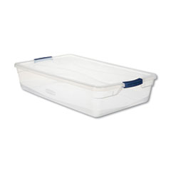 Clever Store Basic Latch-Lid Container, 17 3/4w x 29d x 6
