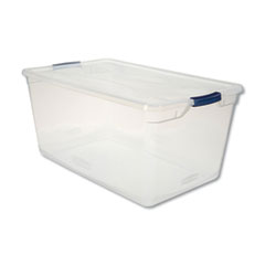 Clever Store Basic Latch-Lid Container, 17 3/4w x 29d x 13