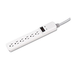Basic Home/Office Surge Protector, 6 Outlets, 6 ft