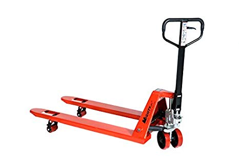 Mighty Lift Pallet Jack, 27&quot; x 48&quot; Forks, 5500# Capacity,