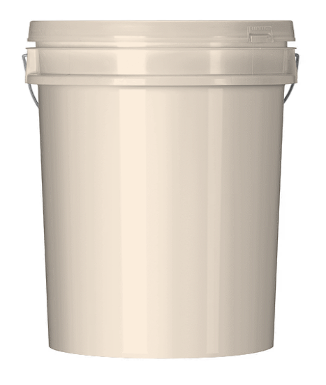 5 Gallon HDPE Pail, Open Head,  90 Mil, Natural