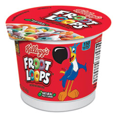 Froot Loops Breakfast Cereal, Single-Serve 1.5oz Cup, 6/Box