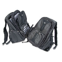 Contour Laptop Backpack, Nylon, 15 3/4 x 9 x 19 1/2,