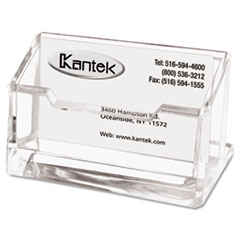 Acrylic Business Card Holder, Capacity 80 Cards, Clear