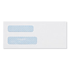 2-Window Security Tinted Check Envelope, #8 5/8, 3 5/8