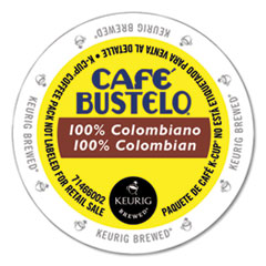 100 percent Colombian K-Cups, 24/Box