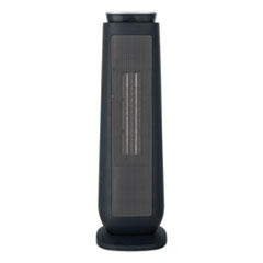 Ceramic Heater Tower with
Remote Control, 7.17&quot; x 7.17&quot;
x 22.95&quot;, Black