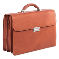 Milestone Briefcase, Holds Laptops 15.6", 5" x 5" x 12",