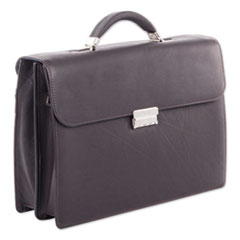 Milestone Briefcase, Holds Laptops, 15.6", 5" x 5" x