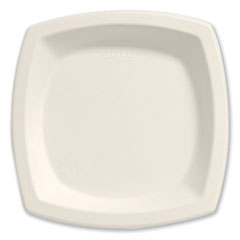 Bare Eco-Forward Sugarcane Dinnerware, 6 7/10&quot; Plate,